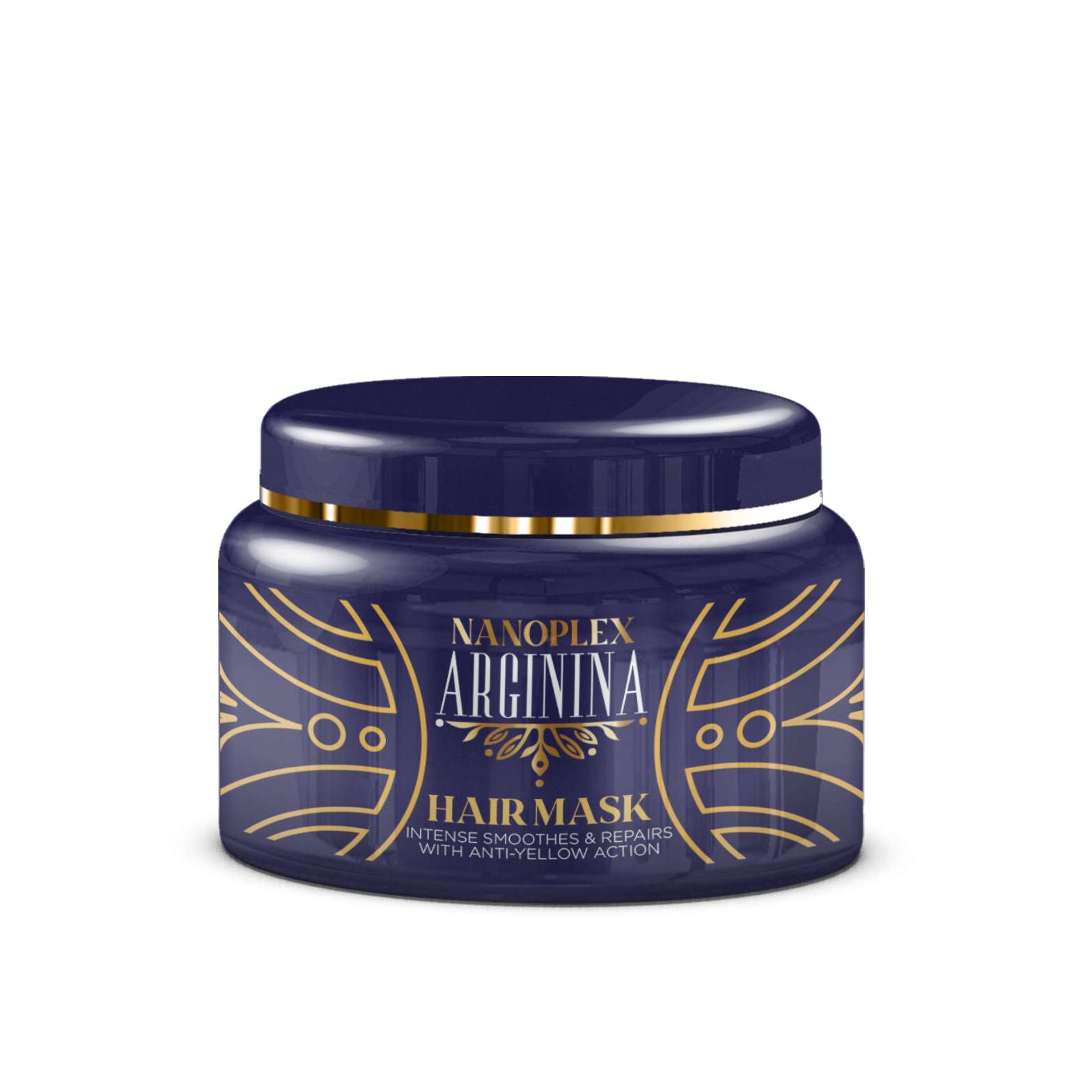 Nanoplex Arginina Nourishing and Color Care Hair Mask container - Professional-grade hair treatment for deep nourishment and vibrant color protection.