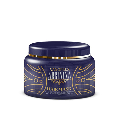 Nanoplex Arginina Nourishing and Color Care Hair Mask container - Professional-grade hair treatment for deep nourishment and vibrant color protection.