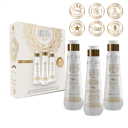 Vittagold Nanoplex Solar Hair Straightening Set 200ml  LaClass